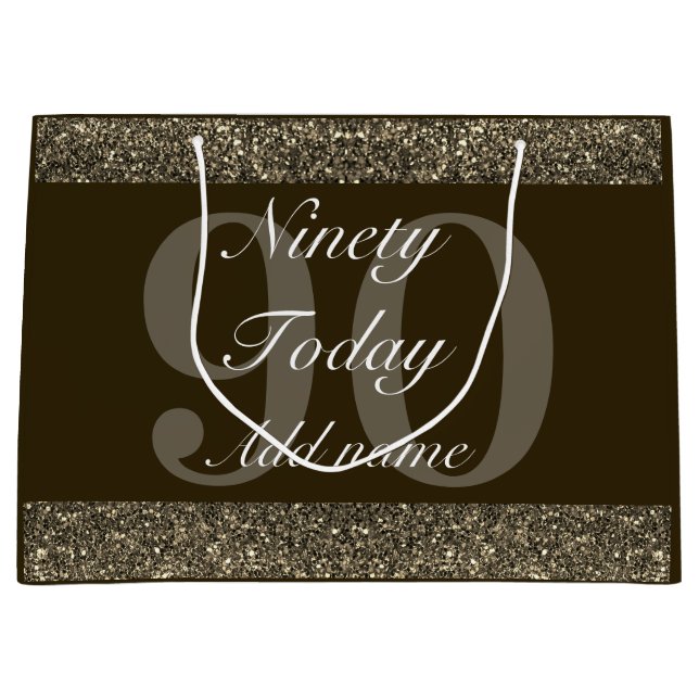 90:e speciell födelsedagspresseväska för personlig (Framsidan)