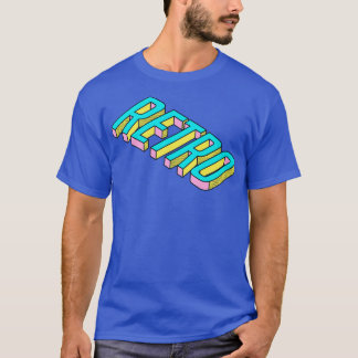 90:e Stil Retro Ord Art T Shirt