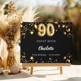 90:e svarta guld-stjärnor gästböcker