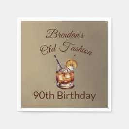 90:e Traditionellen Male Cocktail Pappersservett