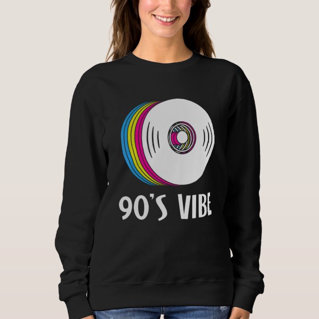 90:e Vibe i Kärlek 90:an T Shirt (Framsida)