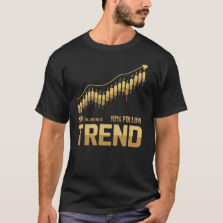 90% Follow Noise 10% Follow Trend - Trading Mindse T Shirt