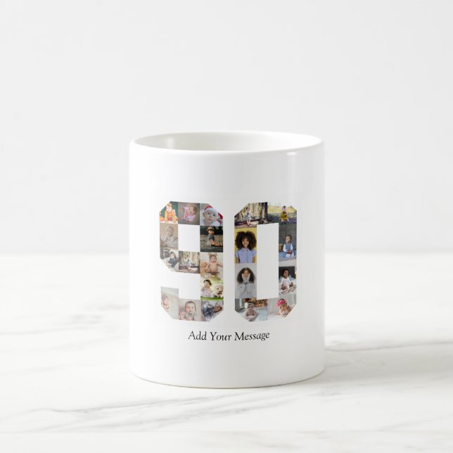 90 Fotokollage Kaffemugg (Center)