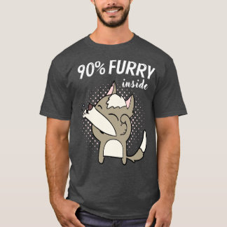 90 Fursona Hårig Fandom Furdress T Shirt