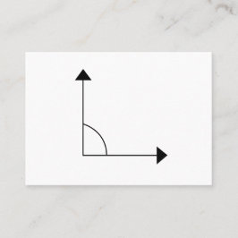 90 Högers Vinkel matematiklärare Visitkort