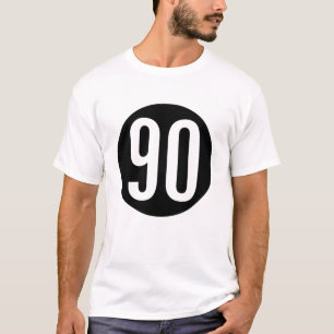 90 i en cirklaT-tröja T-shirt