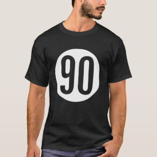 90 i en cirklaT-tröja T-shirt