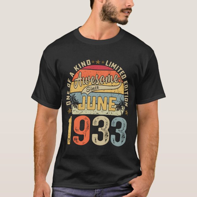 90 juni 1933 90:e flickan t shirt (Framsida)