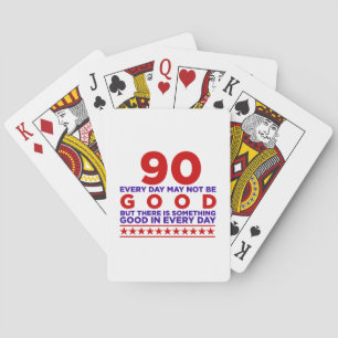 90 Mat får inte vara Bra födelsedag Casinokort