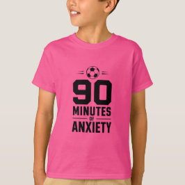 90 minuters ångest T-shirt – Fotbollsfan