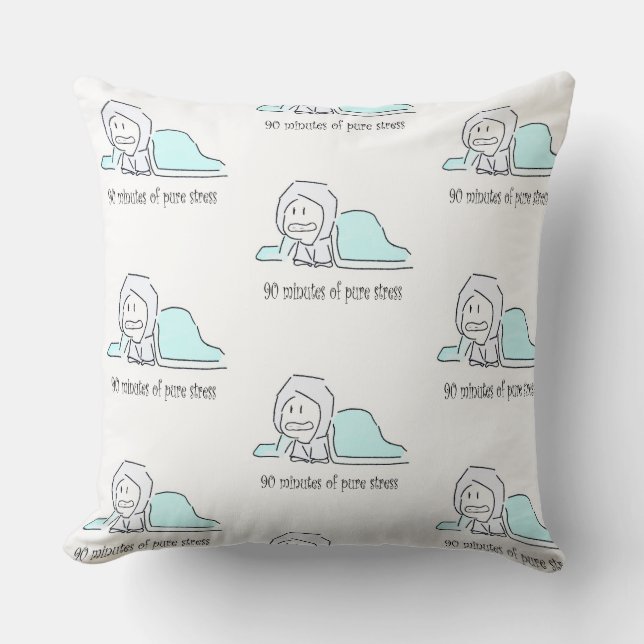 90 minuters renodlad stress – minimalist kudde (Framsida)