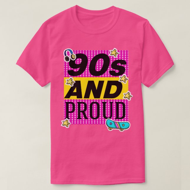 90 och stolt 2 t shirt (Design framsida)
