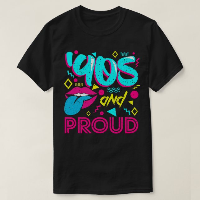 90 och stolt t shirt (Design framsida)