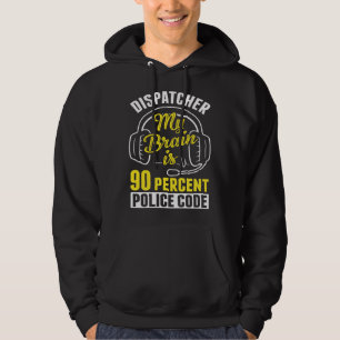 90 procent polis kod utskickningsoperatör 911 disp hoodie
