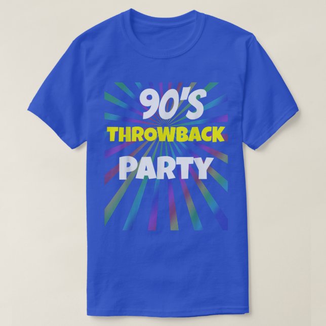90:s bakåtgång för Temapartyet 1990 T 188 T Shirt (Design framsida)
