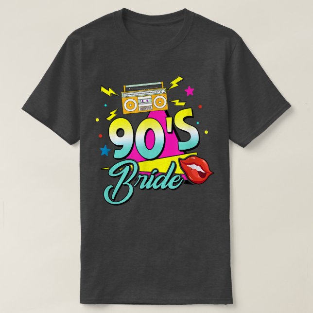 90:s Bride & Bridesmaids 90:e Bachelorette Morsa T Shirt (Design framsida)