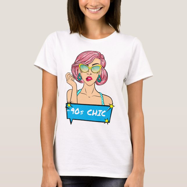 90:s Chic T Shirt (Framsida)