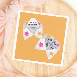 90:s Cootie Catcher Preppy Party Pappersservett