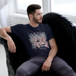 90:s fotfoto T-Shirt för anpassningsbar av botbene