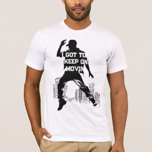 90:S HIP HOP-BEHÅLLA PÅ MOVIN RAPPER-GRAFIK T SHIRT