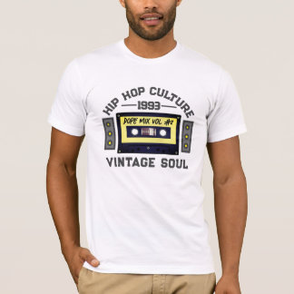 90:S KULTURKASSETTTERADE HIP HOP T SHIRT