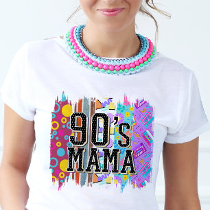 90:s Mamma Hippie Retro Groovy Colorful Bright T Shirt