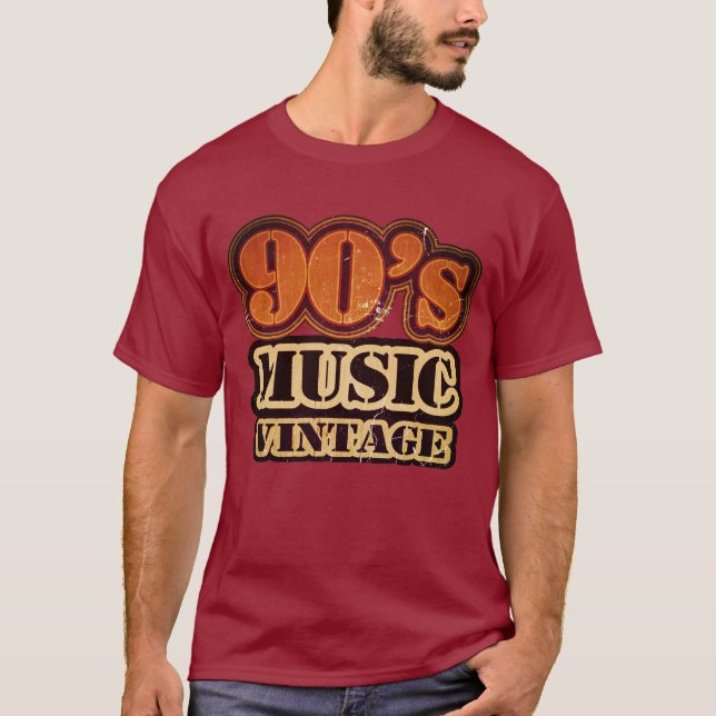 90:s Music Vintage T-Shirt (Framsida)