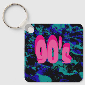 90:s nyckelkedja nyckelring