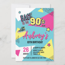90:s polerljus Färg Födelsedagsfest, alla åldrar