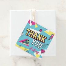 90:s Pop Bright Färg Birthday Tack