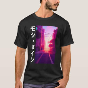 90:s Retro Synthwave Japansk Vaporwave Art Otaku T Shirt