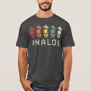 90-tal av den analoga vintagen för vakuumrör t shirt