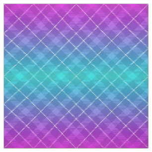 90-tal Bright Play Mönster Girly Rosa Lila Ombre Tyg