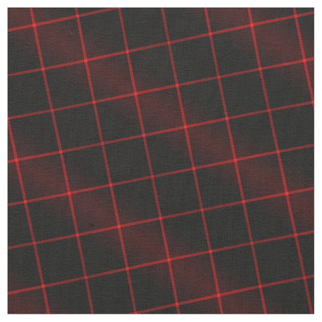 90-tal Inspired Play Mönster Grunge Red Black Ombr Tyg (Närbild)