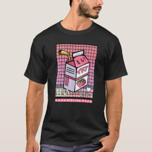 90-tal japansk juice Mjölk Aesthetic Vaporwave Har T Shirt