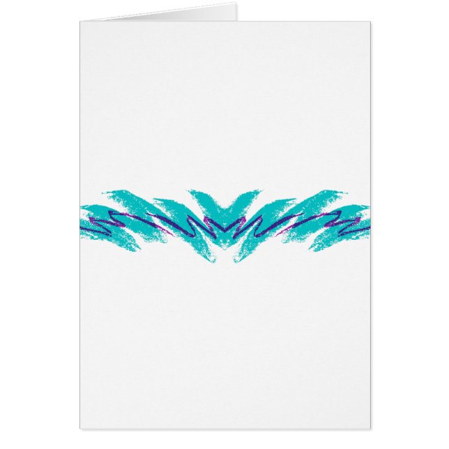 90-tal jazz hälsningskort (Framsidan)