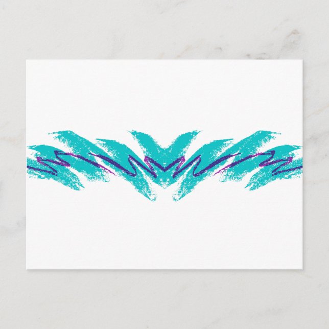 90-tal jazz vykort (Framsida)