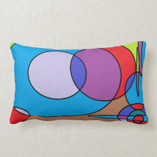 90-tal målar designer lumbarkudde