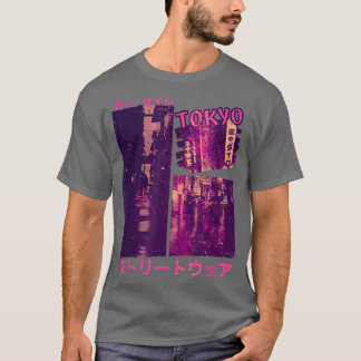 90-tal Retro Lofi Tokyo Japansk Streetwear Vaporwa T Shirt