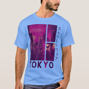 90-tal Retro Lofi Tokyo Japansk Streetwear Vaporwa T Shirt
