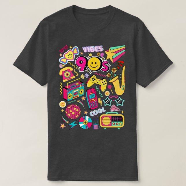 90-tal Retro Sak T Shirt (Design framsida)