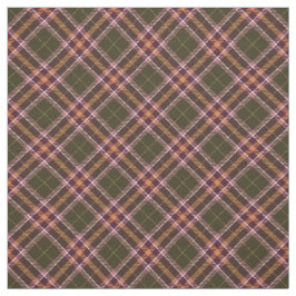 90-tal Slanted Fall Fall Mönster Grönt Brown Natur Tyg