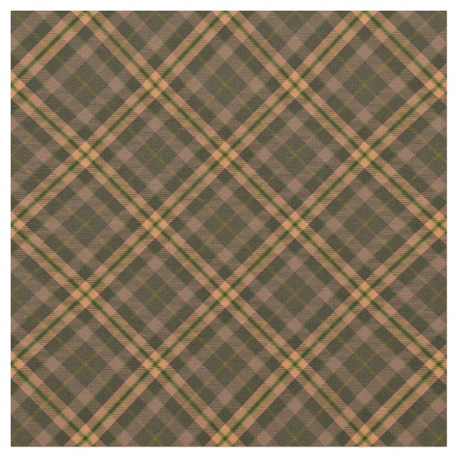 90-tal Slanted Fall Mönster Brown Grunge Earthy Tyg (Närbild)