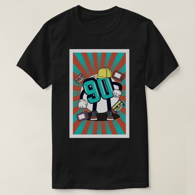 90-tal t shirt (Design framsida)