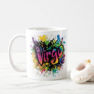 "90-tal Throwback Våg: Splatter Paint Mugg" Kaffemugg