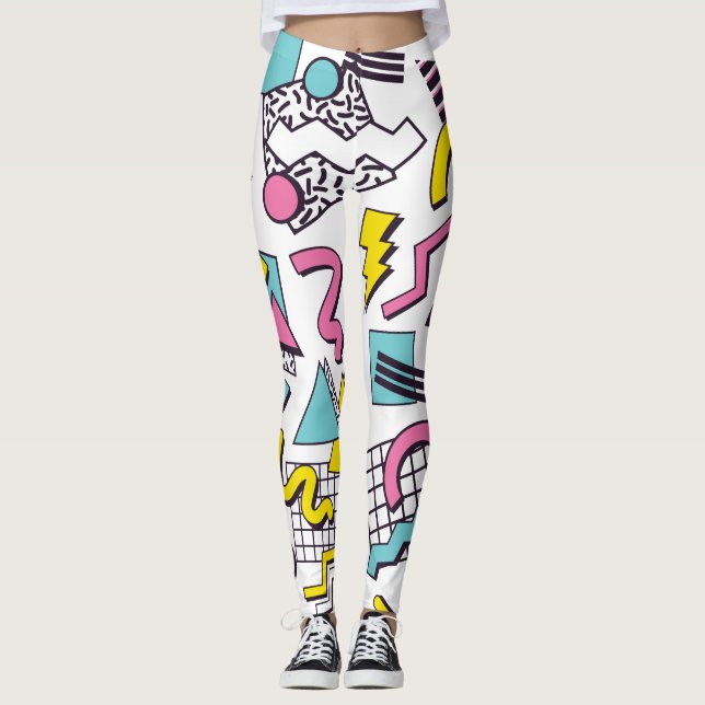 90-taldesign leggings (Framsida)