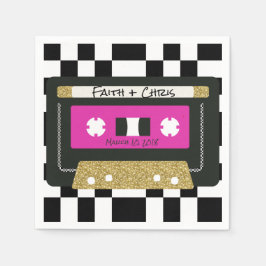 90-talet Hip hop| Shock rosa|Blandband för kontrol Pappersservett