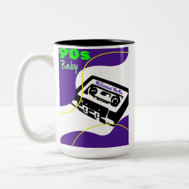 90-talets Baby Millennium Mamma Två-Tonad Mugg