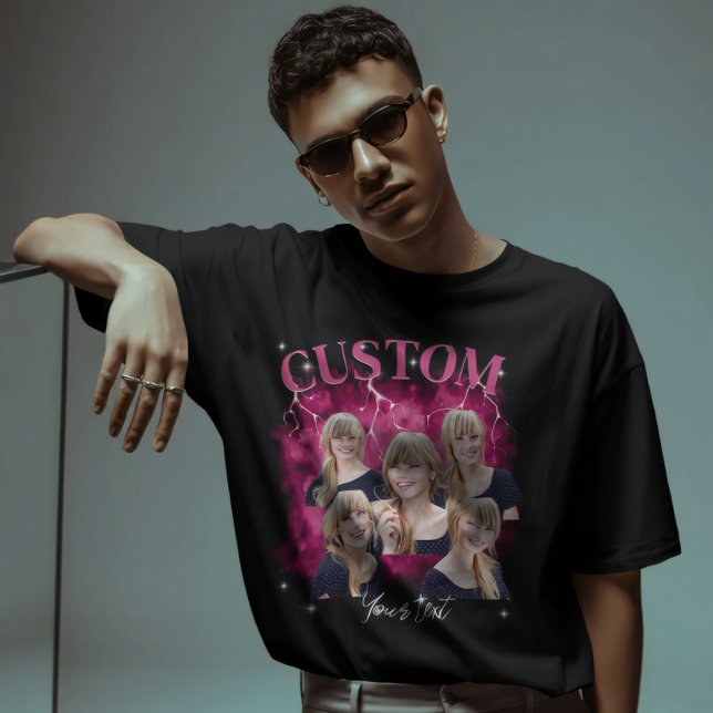 90-talets bootleg rap-tröja anpassad fototräja t shirt (Skapare uppladdad)