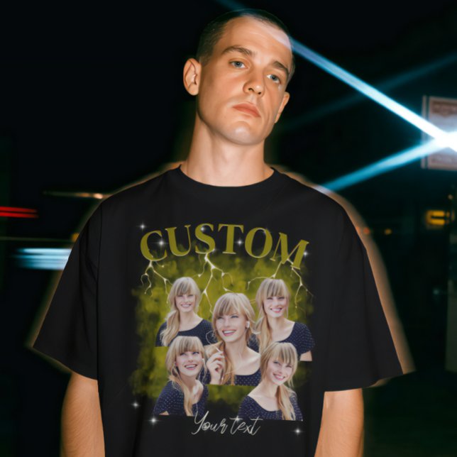 90-talets bootleg rap-tröja anpassad fototräja t shirt (Skapare uppladdad)